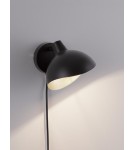 Kinkiety - Luces Exclusivas BANAC Ścienna Nowoczesna czarny 1xE14 max 5W LE43425 - product 2