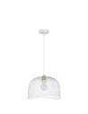 Luces Exclusivas BAQUE Wisząca Nowoczesna biały 1xE27 max 12W LE43431