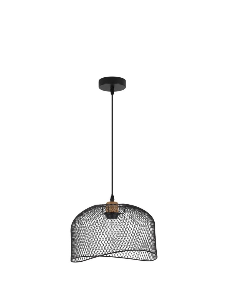 Lampy wiszące pojedyncze - Luces Exclusivas BAQUE Wisząca Nowoczesna biały 1xE27 max 12W LE43432 - produkt kolory-swiatla.pl 1