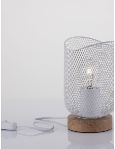 Luces Exclusivas BAQUE Stołowa biały 1xE27 max 12W LE43433 - product 2