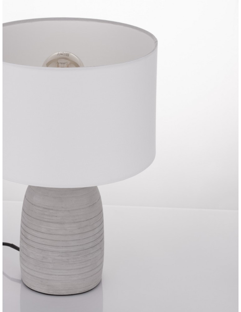Luces Exclusivas CUATRO Stołowa szary i odcienie szarości 1xE27 max 12W LE43439