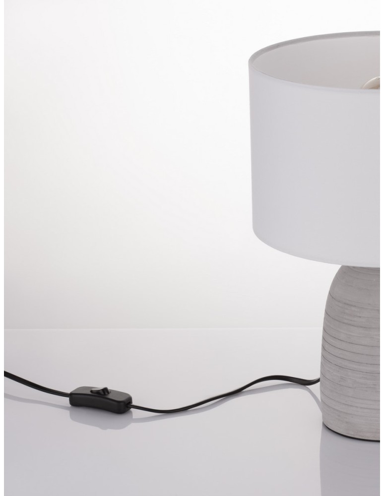 Luces Exclusivas CUATRO Stołowa szary i odcienie szarości 1xE27 max 12W LE43439
