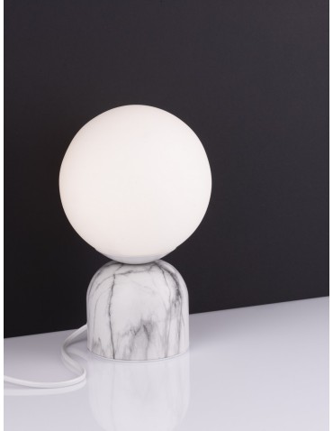 Luces Exclusivas ORILLA Stołowa biały 1xE14 max 12W LE43440 - produkt 2