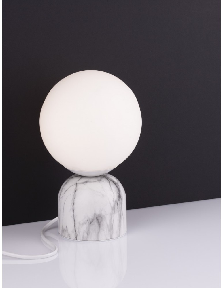 Lampki nocne - Luces Exclusivas ORILLA Stołowa biały 1xE14 max 12W LE43440 - product kolory-swiatla.pl 2