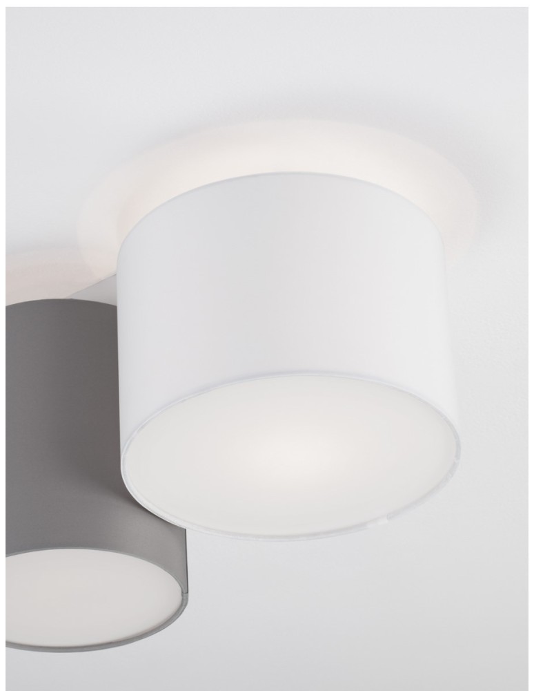 Lampy sufitowe - Luces Exclusivas ACALCO Sufitowa Nowoczesna biały 2xE27 max 12W LE43453 - produkt kolory-swiatla.pl 2
