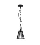 Lampy wiszące - Luces Exclusivas ACEVES Zewnętrzna Wisząca IP65 czarny 1xLED max 6W 3000K LE73511 - product 1