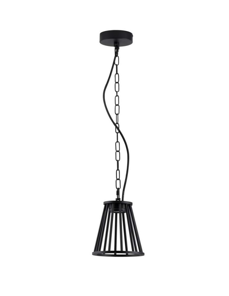 Lampy wiszące - Luces Exclusivas ACEVES Zewnętrzna Wisząca IP65 czarny 1xLED max 6W 3000K LE73511 - produkt kolory-swiatla.pl 1