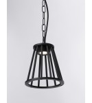 Lampy wiszące - Luces Exclusivas ACEVES Zewnętrzna Wisząca IP65 czarny 1xLED max 6W 3000K LE73511 - product 2
