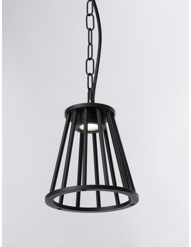 Lampy wiszące - Luces Exclusivas ACEVES Zewnętrzna Wisząca IP65 czarny 1xLED max 6W 3000K LE73511 - product kolory-swiatla.pl 2