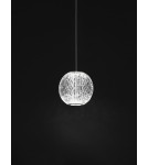 Lampy wiszące - Luces Exclusivas CANA Wisząca Nowoczesna srebrny i odcienie srebra 1xLED max 6W 3200K LE43471 - product 4