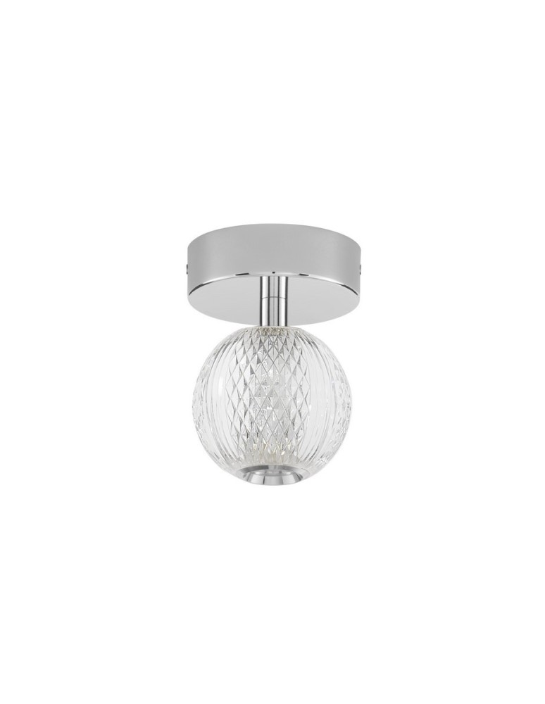 Lampy sufitowe - Luces Exclusivas PONCE Sufitowa Nowoczesna srebrny i odcienie srebra 1xLED max 6W 3200K LE43474 - produkt kolory-swiatla.pl 1