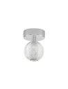 Luces Exclusivas PONCE Sufitowa Nowoczesna srebrny i odcienie srebra 1xLED max 6W 3200K LE43474