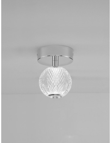 Luces Exclusivas PONCE Sufitowa Nowoczesna srebrny i odcienie srebra 1xLED max 6W 3200K LE43474 - produkt 2