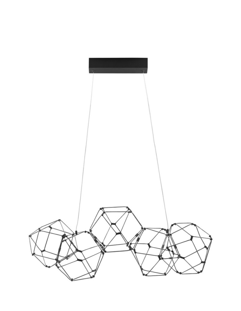 Lampy wiszące - Luces Exclusivas ASIS Wisząca Nowoczesna czarny 1xLED max 25W 3000K LE43478 - produkt kolory-swiatla.pl 1