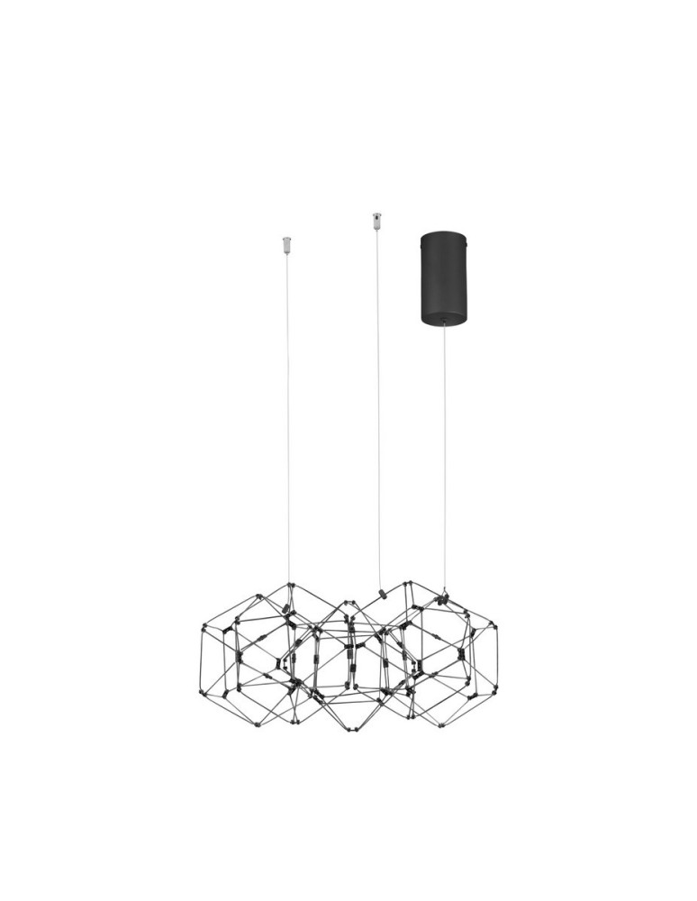Lampy wiszące - Luces Exclusivas ASIS Wisząca Nowoczesna czarny 1xLED max 25W 3000K LE43479 - produkt kolory-swiatla.pl 1