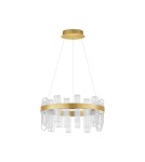 Lampy wiszące - Luces Exclusivas BAJA Wisząca Nowoczesna złoty i odcienie złota 1xLED max 81W 3000K LE43483 - product 1