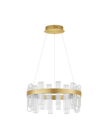 Luces Exclusivas BAJA Wisząca Nowoczesna złoty i odcienie złota 1xLED max 81W 3000K LE43483