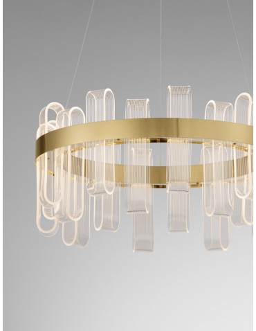 Luces Exclusivas BAJA Wisząca Nowoczesna złoty i odcienie złota 1xLED max 81W 3000K LE43483 - produkt 2