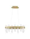 Luces Exclusivas BAJA Wisząca Nowoczesna złoty i odcienie złota 1xLED max 82W 3000K LE43484