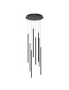 Luces Exclusivas BUGA Wisząca Nowoczesna czarny 1xLED max 40W 3000K LE43486