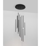 Lampy wiszące - Luces Exclusivas BUGA Wisząca Nowoczesna czarny 1xLED max 60W 3000K LE43487 - produkt 3