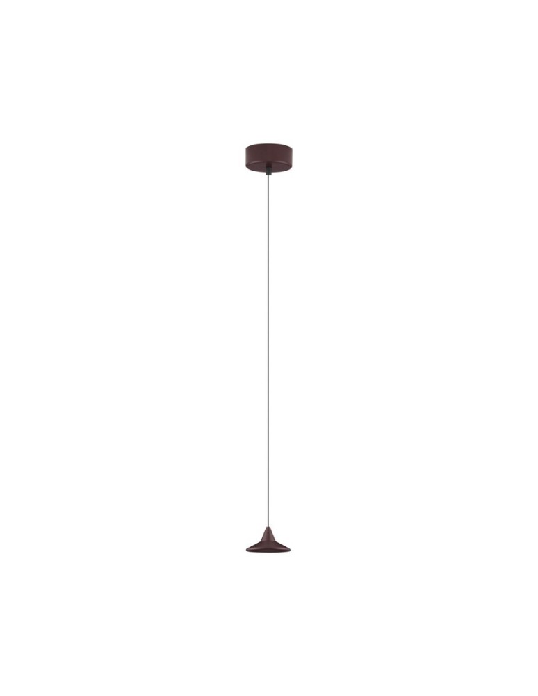 Lampy wiszące - Luces Exclusivas ACULA Wisząca Nowoczesna brązowy i odcienie brązu 1xLED max 6W 3000K LE43493 - produkt kolory-swiatla.pl 1
