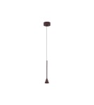 Lampy wiszące - Luces Exclusivas SITGES Wisząca Nowoczesna brązowy i odcienie brązu 1xLED max 6W 3000K LE43495 - produkt 1