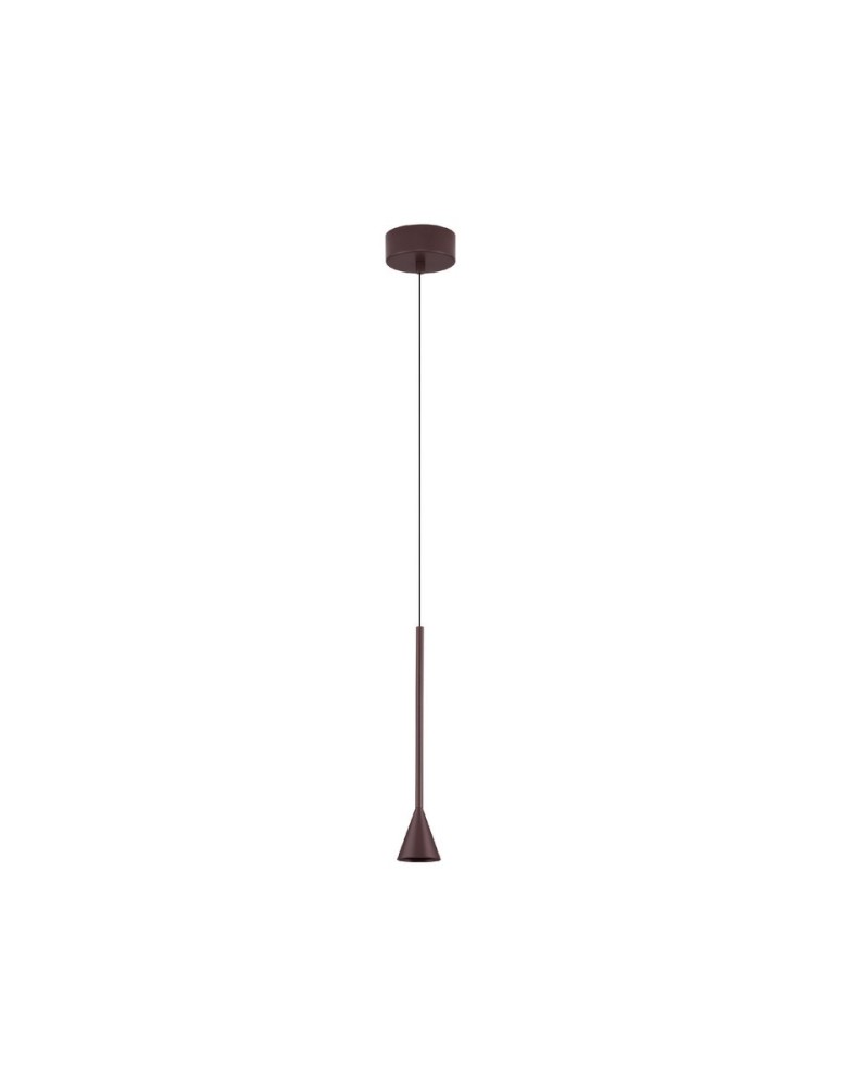 Lampy wiszące - Luces Exclusivas SITGES Wisząca Nowoczesna brązowy i odcienie brązu 1xLED max 6W 3000K LE43495 - produkt kolory-swiatla.pl 1