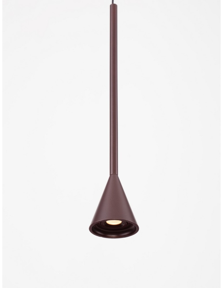Lampy wiszące - Luces Exclusivas SITGES Wisząca Nowoczesna brązowy i odcienie brązu 1xLED max 6W 3000K LE43495 - produkt kolory-swiatla.pl 2