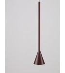 Lampy wiszące - Luces Exclusivas SITGES Wisząca Nowoczesna brązowy i odcienie brązu 1xLED max 6W 3000K LE43495 - produkt 3