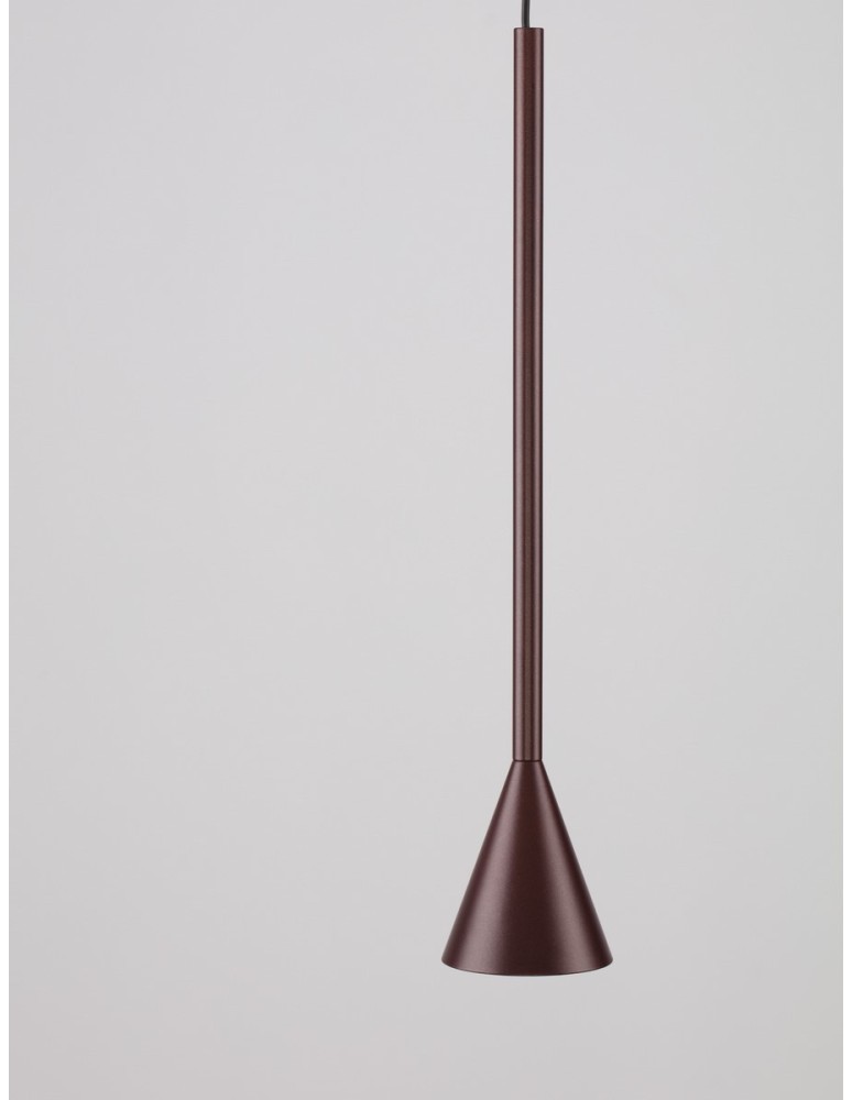 Lampy wiszące - Luces Exclusivas SITGES Wisząca Nowoczesna brązowy i odcienie brązu 1xLED max 6W 3000K LE43495 - produkt kolory-swiatla.pl 3