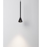 Lampy wiszące pojedyncze - Luces Exclusivas SITGES Wisząca Nowoczesna czarny 1xLED max 6W 3000K LE43497 - produkt 2