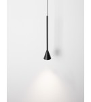 Lampy wiszące pojedyncze - Luces Exclusivas SITGES Wisząca Nowoczesna czarny 1xLED max 6W 3000K LE43497 - produkt 3