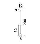 Lampy wiszące pojedyncze - Luces Exclusivas SITGES Wisząca Nowoczesna czarny 1xLED max 6W 3000K LE43497 - produkt 4
