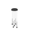 Luces Exclusivas SITGES Wisząca Nowoczesna czarny 1xLED max 27W 3000K LE43498