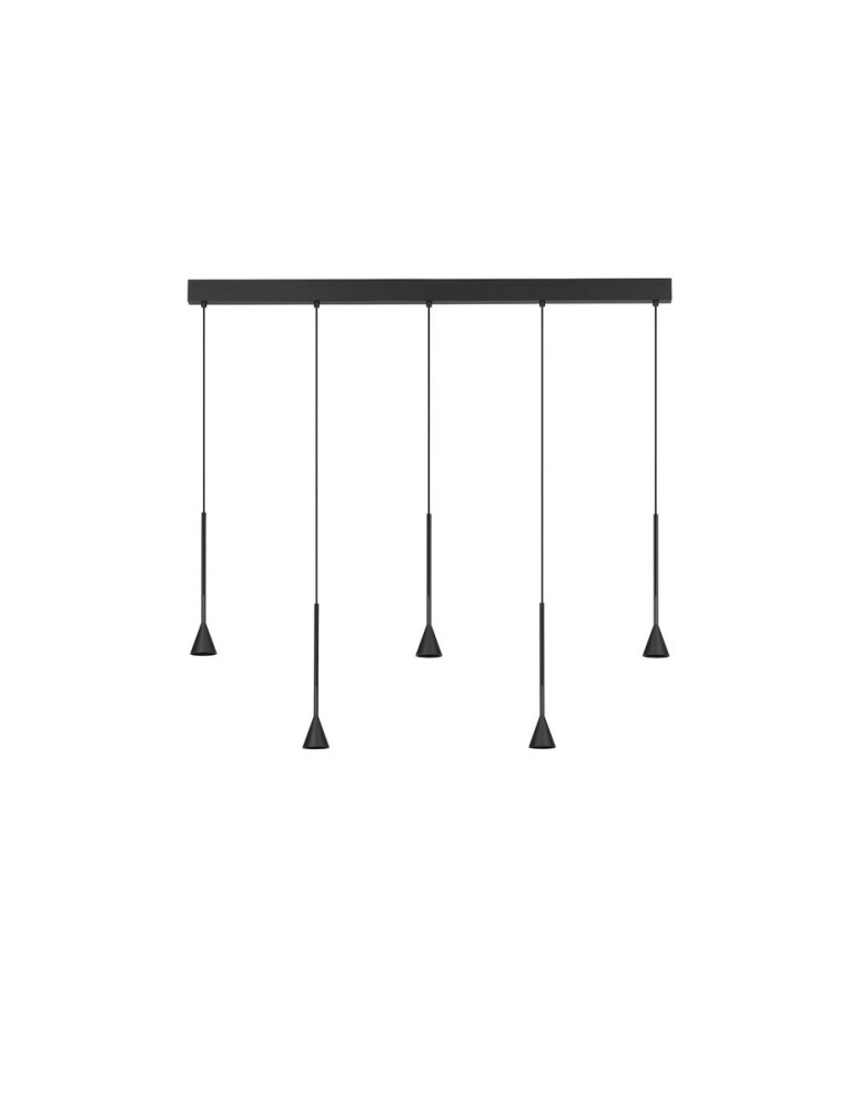 Lampy wiszące - Luces Exclusivas SITGES Wisząca Nowoczesna czarny 1xLED max 27W 3000K LE43499 - produkt kolory-swiatla.pl 1