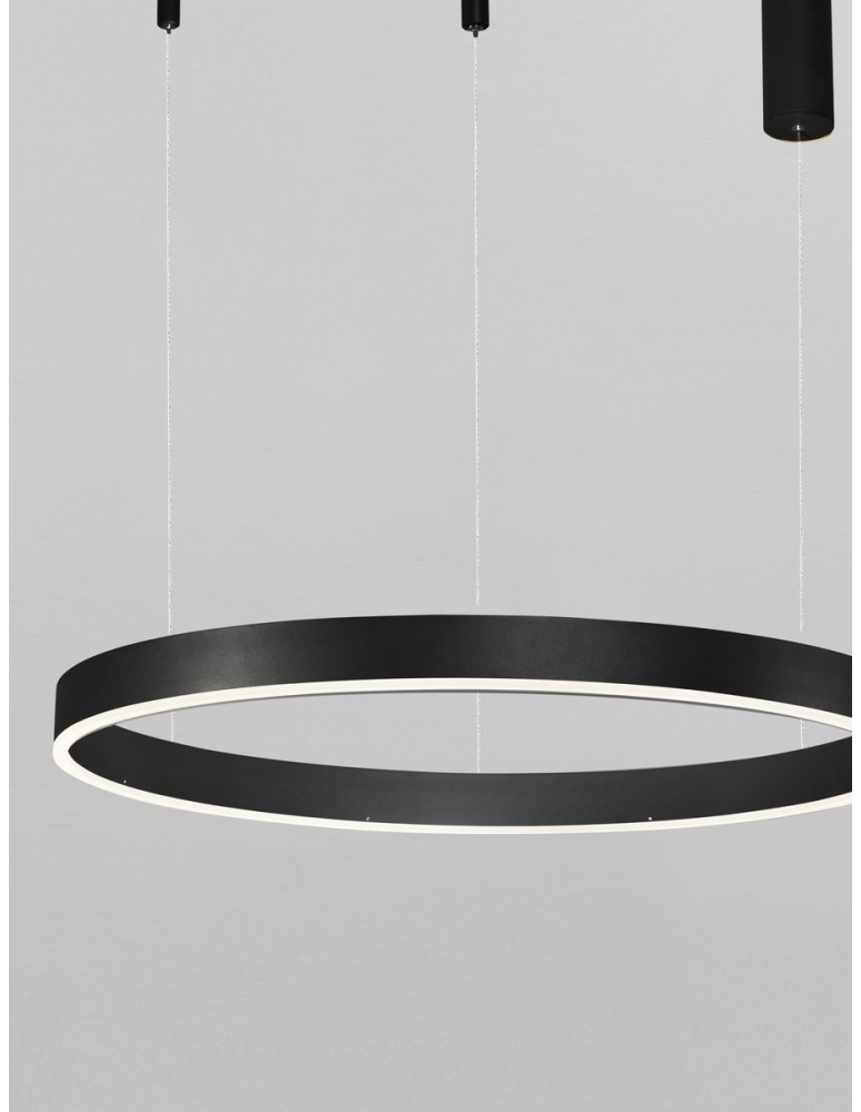 Lampy wiszące - Luces Exclusivas JACA Wisząca Nowoczesna czarny 1xLED max 60W 2700-6000K LE43502 - product kolory-swiatla.pl 2