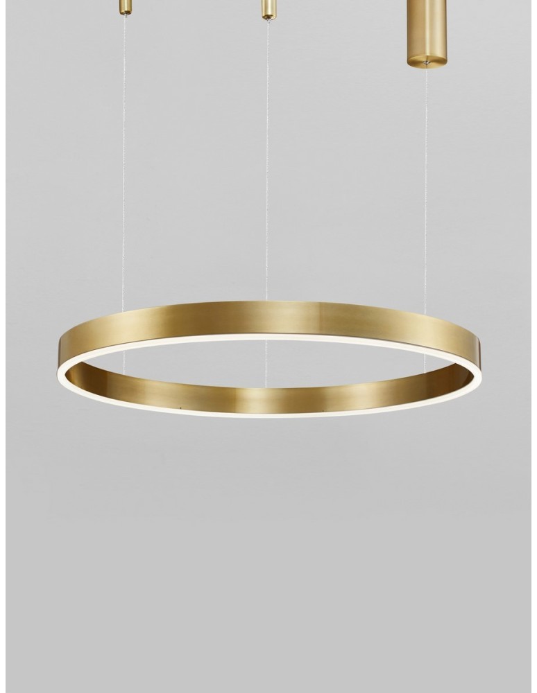 Lampy wiszące - Luces Exclusivas JACA Wisząca Nowoczesna złoty i odcienie złota 1xLED max 60W 2700-6000K LE43507 - produkt kolory-swiatla.pl 2