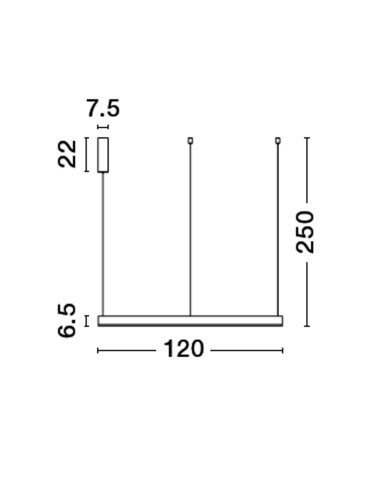 Luces Exclusivas JACA Wisząca Nowoczesna złoty i odcienie złota 1xLED max 72W 3000K LE43508 - product 2