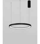 Lampy wiszące - Luces Exclusivas ROTA Wisząca Nowoczesna czarny 1xLED max 38W 2700K LE43516 - product 3