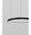 Lampy wiszące - Luces Exclusivas ROTA Wisząca Nowoczesna czarny 1xLED max 48W 2700K LE43517 - product 2