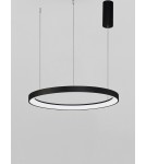 Lampy wiszące - Luces Exclusivas ROTA Wisząca Nowoczesna czarny 1xLED max 48W 2700K LE43517 - product 3