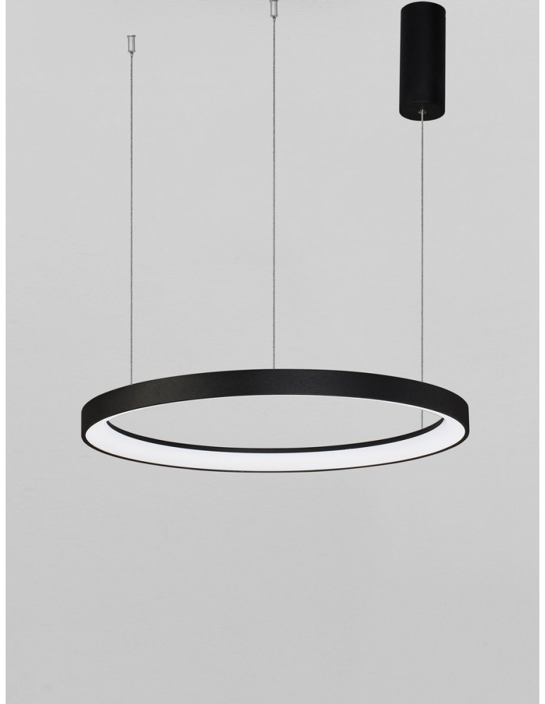 Luces Exclusivas ROTA Wisząca Nowoczesna czarny 1xLED max 48W 2700K LE43517