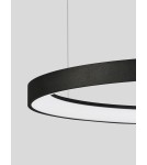 Lampy wiszące - Luces Exclusivas ROTA Wisząca Nowoczesna czarny 1xLED max 48W 2700K LE43517 - product 4