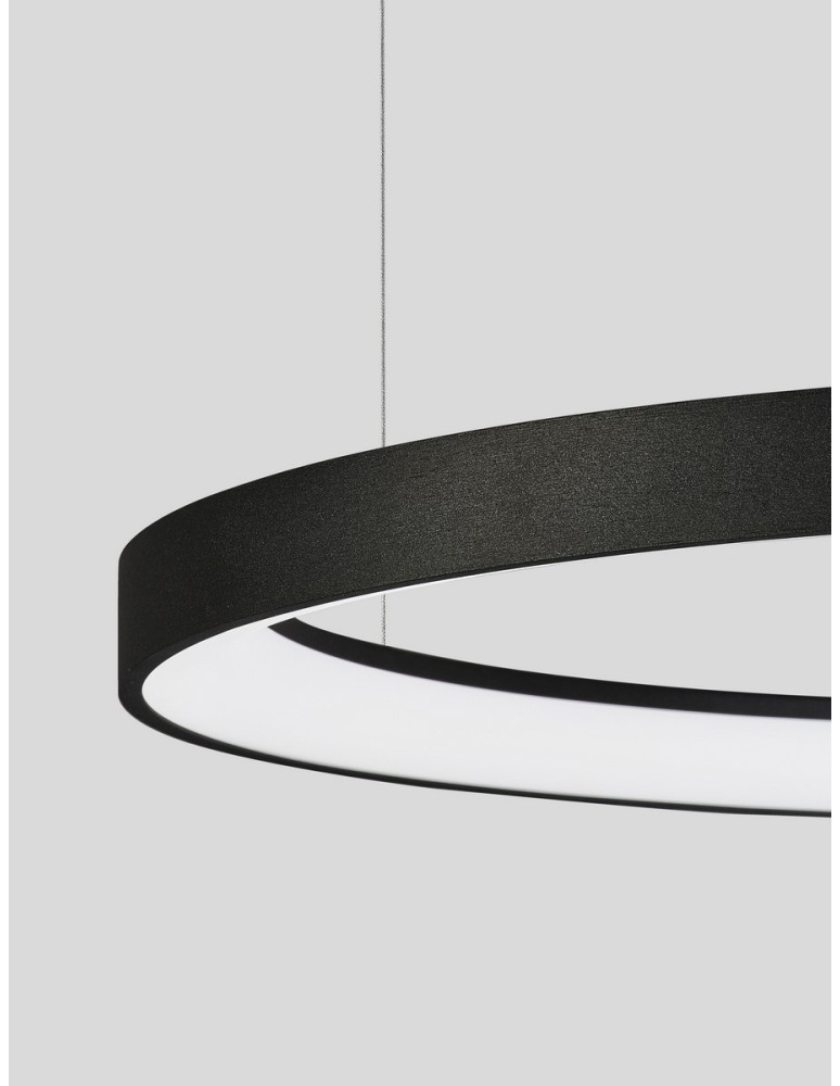 Luces Exclusivas ROTA Wisząca Nowoczesna czarny 1xLED max 48W 2700K LE43517