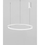 Lampy wiszące - Luces Exclusivas ROTA Wisząca Nowoczesna biały 1xLED max 48W 2700K LE43519 - produkt 3