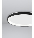 Lampy sufitowe - Luces Exclusivas ROTA Sufitowa Nowoczesna czarny 1xLED max 30W 2700K LE43521 - produkt 3