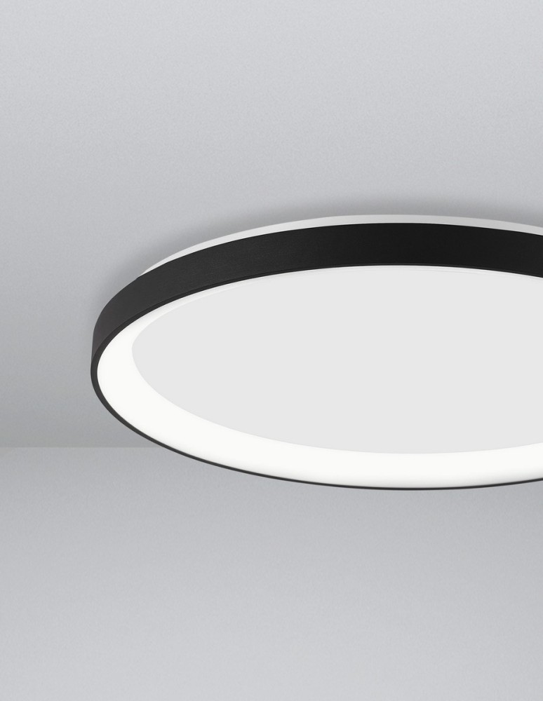 Lampy sufitowe - Luces Exclusivas ROTA Sufitowa Nowoczesna czarny 1xLED max 30W 2700K LE43521 - produkt kolory-swiatla.pl 3