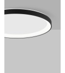 Lampy sufitowe - Luces Exclusivas ROTA Sufitowa Nowoczesna czarny 1xLED max 40W 2700K LE43523 - produkt 2