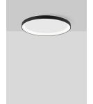 Lampy sufitowe - Luces Exclusivas ROTA Sufitowa Nowoczesna czarny 1xLED max 40W 2700K LE43523 - produkt 3